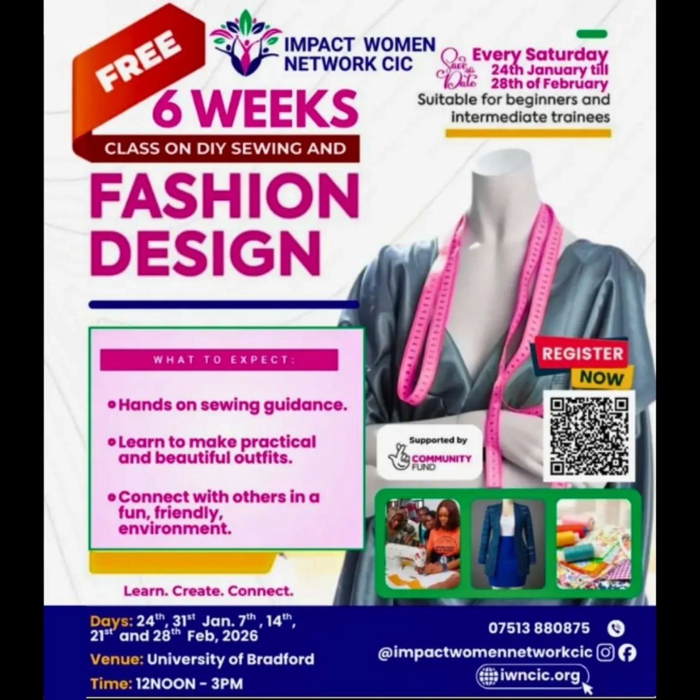 6 Weeks Fashion Design Workshop
